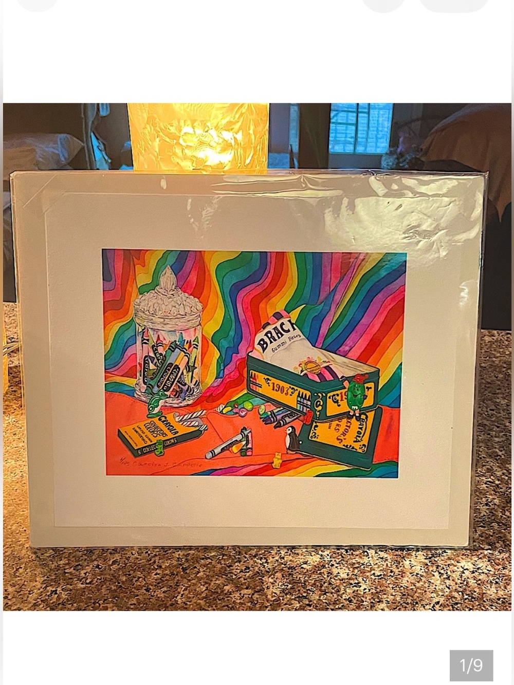 “Colors are like Candy” Art Limited Edition Print signed-Carolyn j Capello